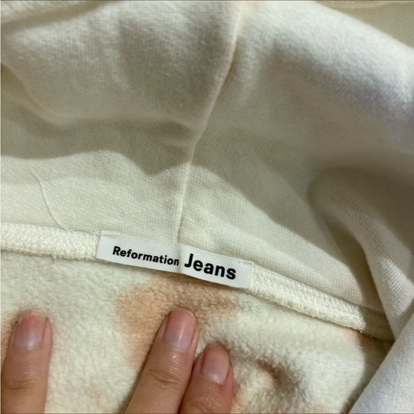 Reformation Jeans Women’s Tanner Classic Tie Dye Hoodie Size Medium Pullover - Picture 5 of 7